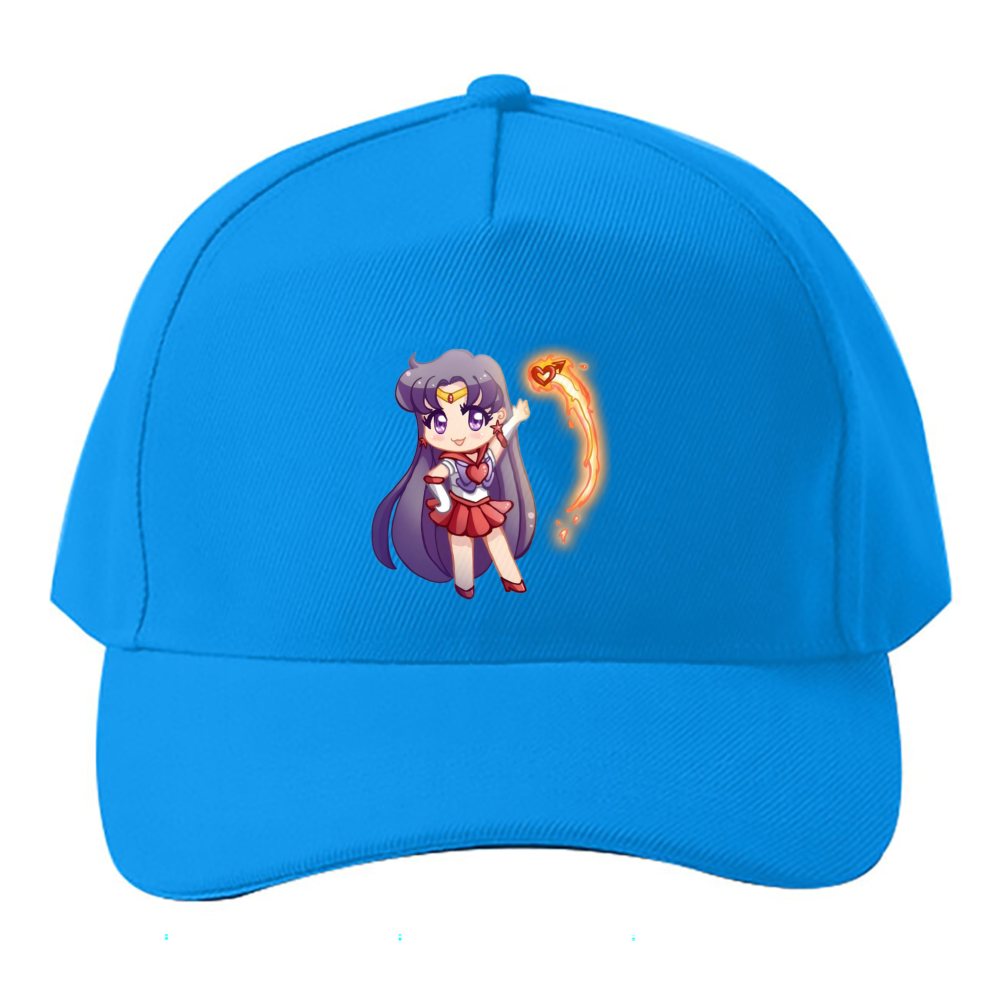 （画像用） 美少女戦士セーラームーン 火野レイ ひの レイ Sailor Moon Hino Rei （セーラーマーズ,Sailor Mars） ベースボールキャップ 綿100％ 男女兼用 帽子 スポーツ